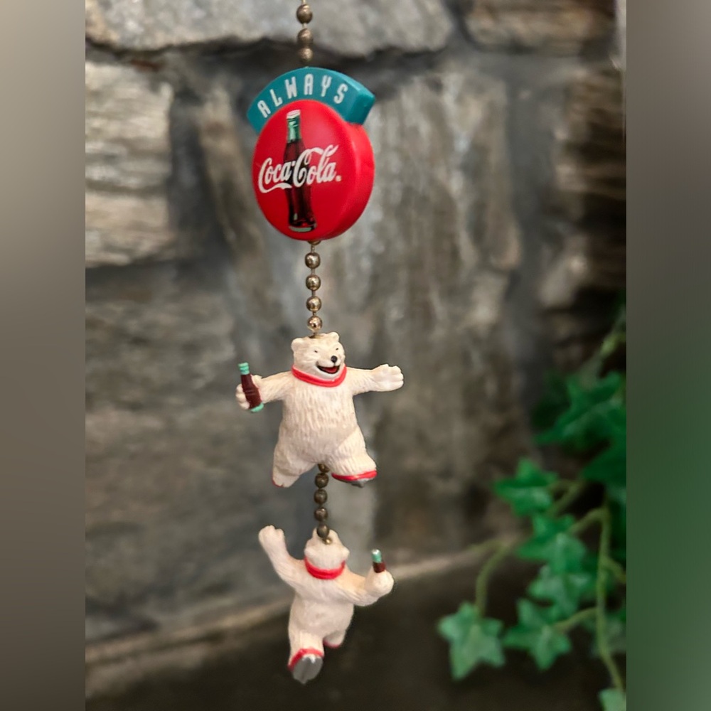 Coca Cola pull cord for light or fan